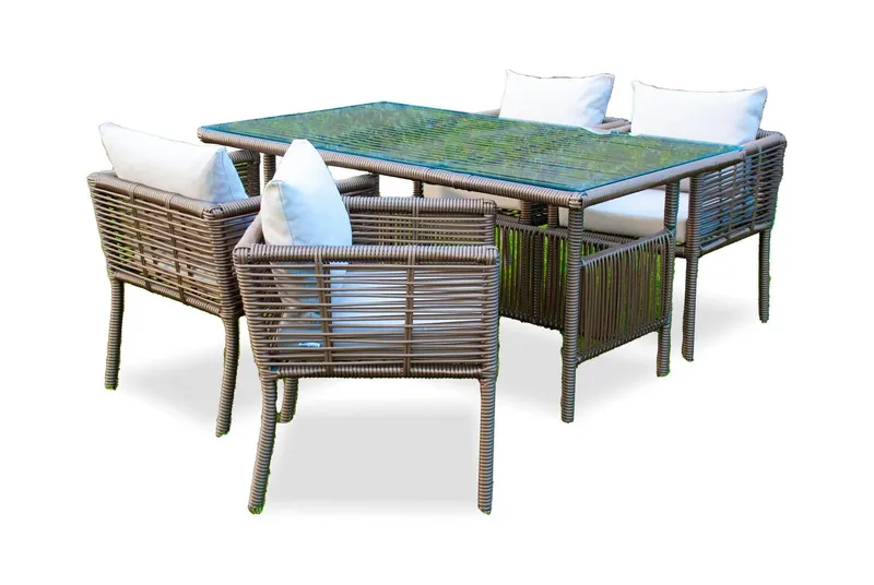 Set De Lounge De Grădină Newyork 150, Maro Inchis, 150X75X90 Cm - arsiv3