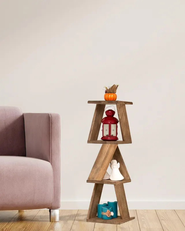Biblioteca Stil, Nuc, 80x22x22 cm - Nuc