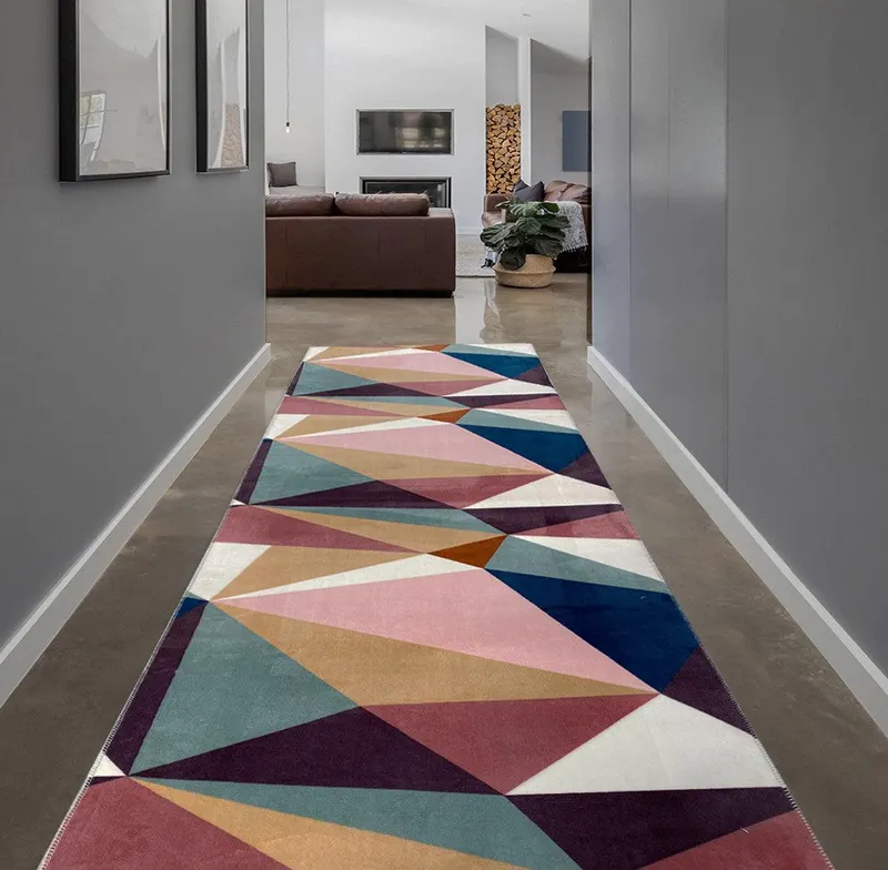 Covor de Hol Kairal, Lavabil, Antiderapant, Multicolor (diverse dimensiuni) - 80 x 200 / Multicolor