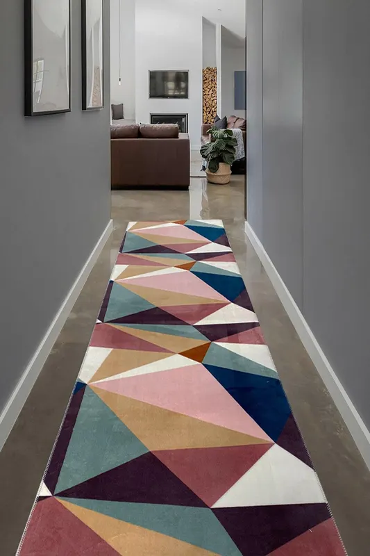 Covor de Hol Kairal, Lavabil, Antiderapant, Multicolor (diverse dimensiuni) - 60 x 300 / Multicolor