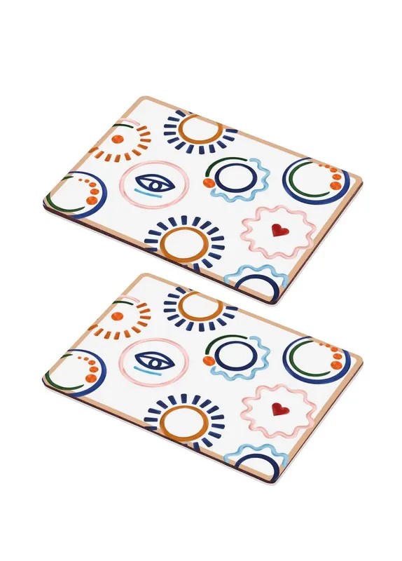 Set Suporturi pentru Farfurii Table Mat Set AST009, Multicolor, 42x2x32 cm - Multicolor