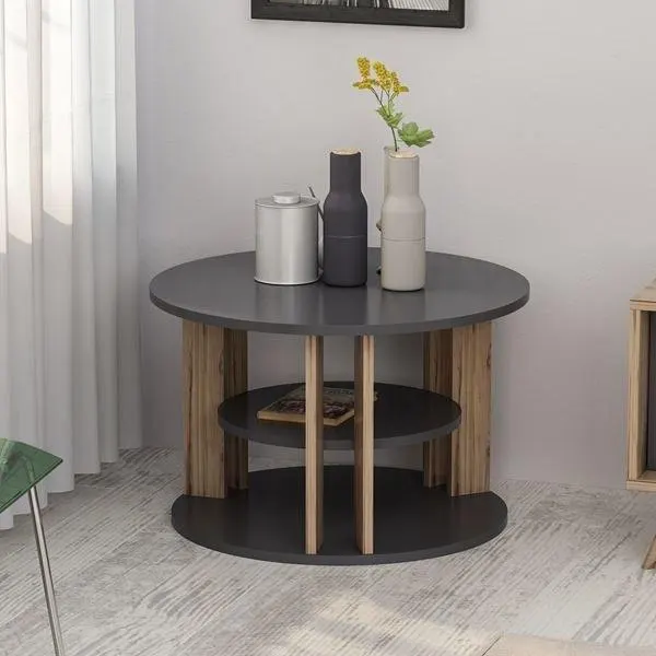Masuta de Cafea Rilla, Nuc, 68x44x68 cm - Nuc