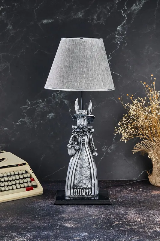 Veioză PLY151 Table Lamp, Argintiu - Multicolor