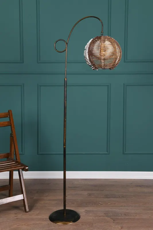 Lampadar Spheral, Antic - Auriu