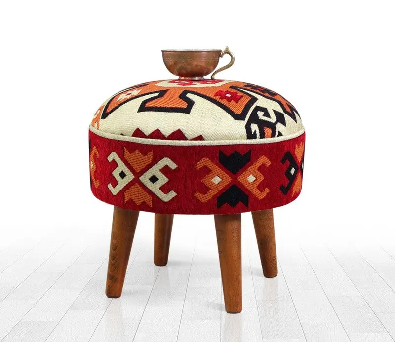 Puf, Multicolor, 46x42x46 cm - Multicolor
