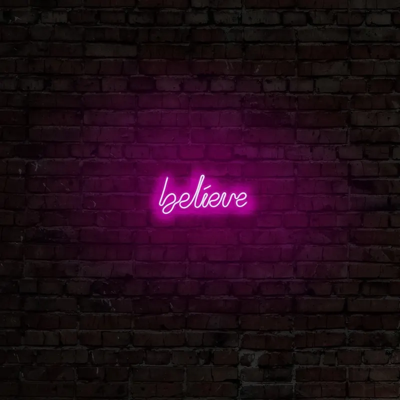 Aplica de Perete Neon Believe - Roz