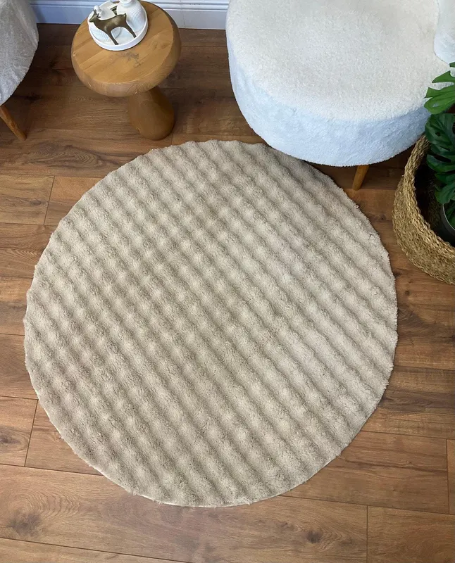 Covor Lasha (diverse dimensiuni) - Bej / 100 x 100