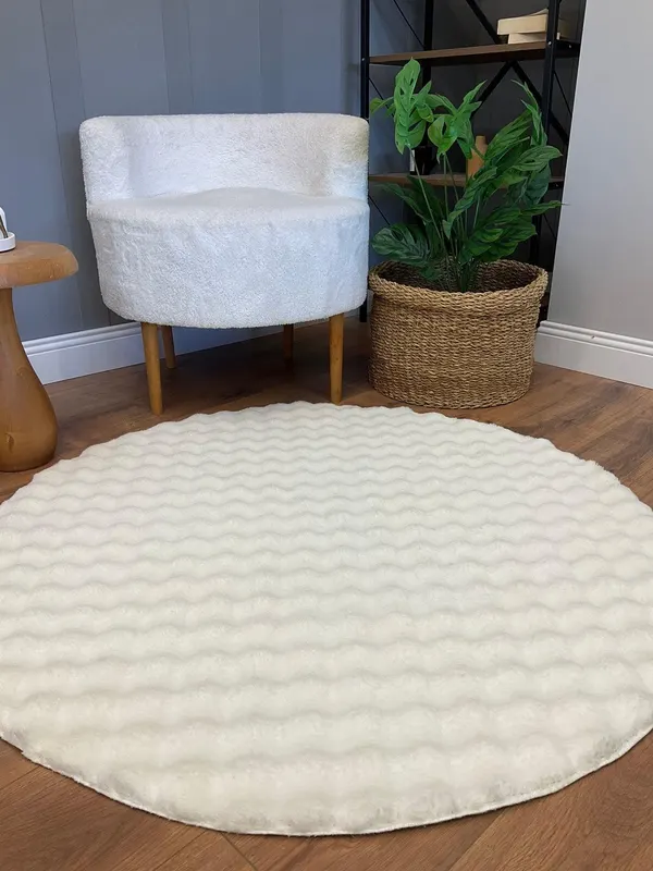 Covor Lasha (diverse dimensiuni) - Crem / 200 x 200