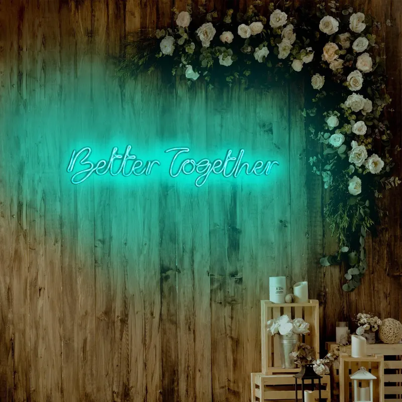 Aplica de Perete Neon Better Together - Albastru