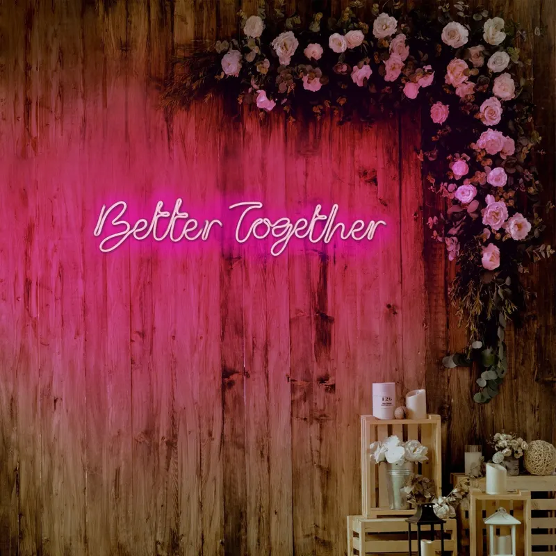 Aplica de Perete Neon Better Together - Roz