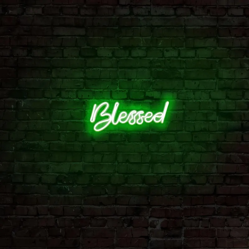 Aplica de Perete Neon Blessed - Verde