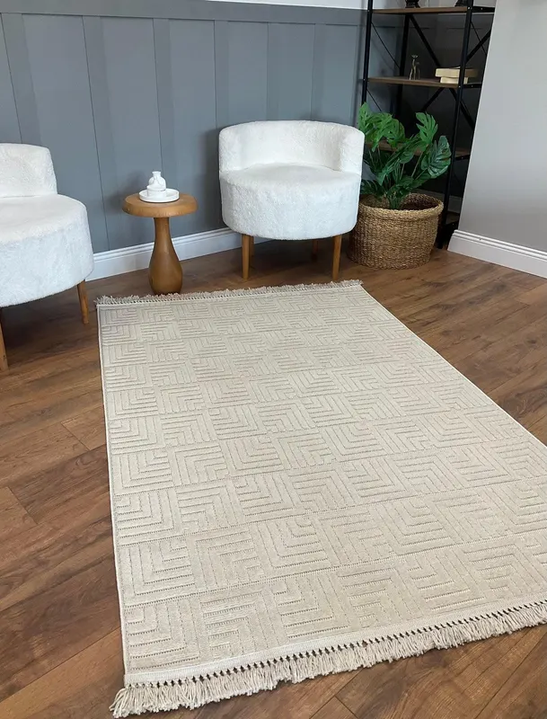 Covor Kare (diverse dimensiuni) - Bej / 200 x 290