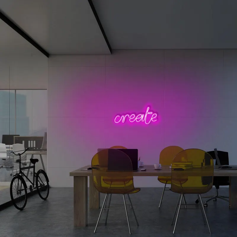 Aplica de Perete Neon Create - Roz