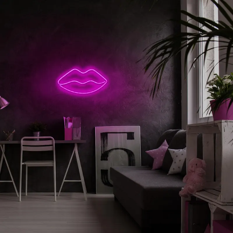 Aplica de Perete Neon Lips - Roz