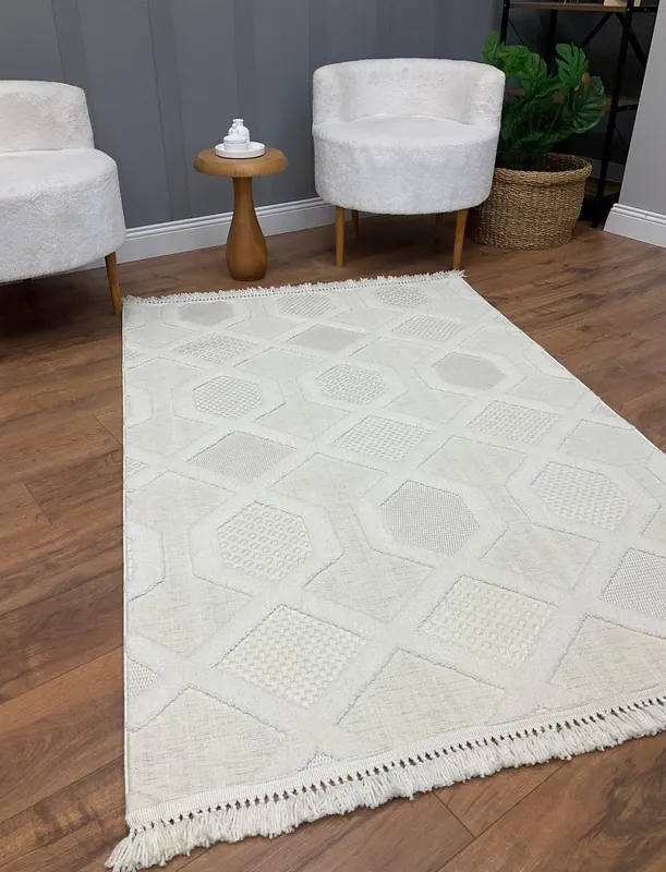 Covor Tasarım (diverse dimensiuni) - Crem / 100 x 300
