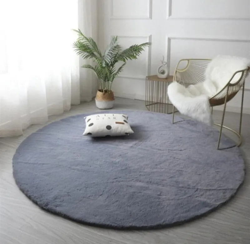 Covor Dalilah, 120x120 cm - Antracit / 120 x 120