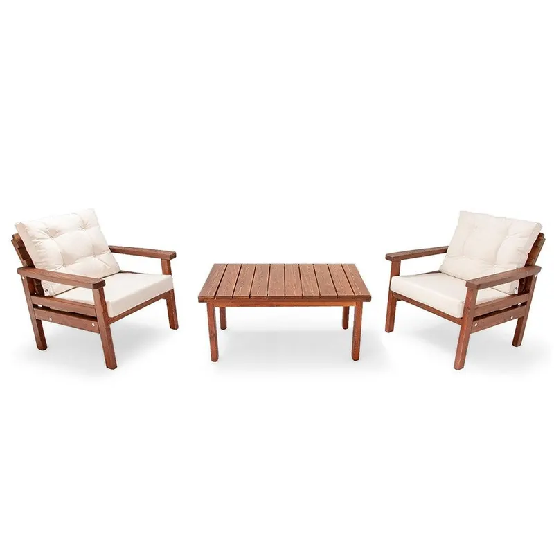 Set De Lounge De Gradina Torino, 3 piese - Bej