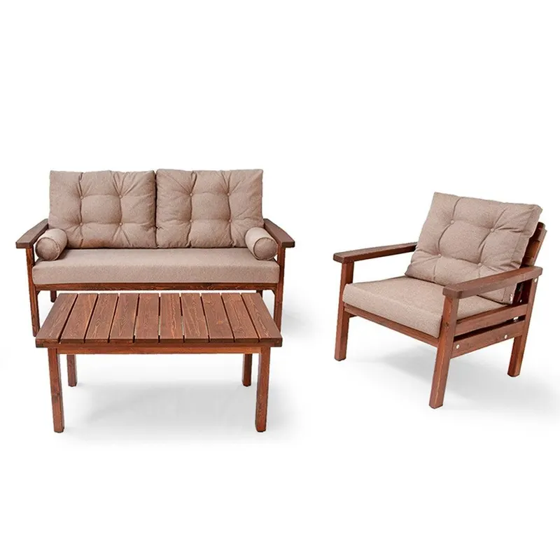 Set De Lounge De Gradina Teyze, 3 piese - Maro