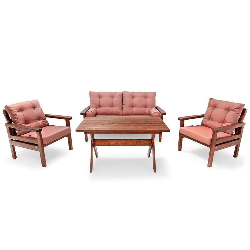 Set De Lounge De Gradina Sasha, 4 piese - Multicolor