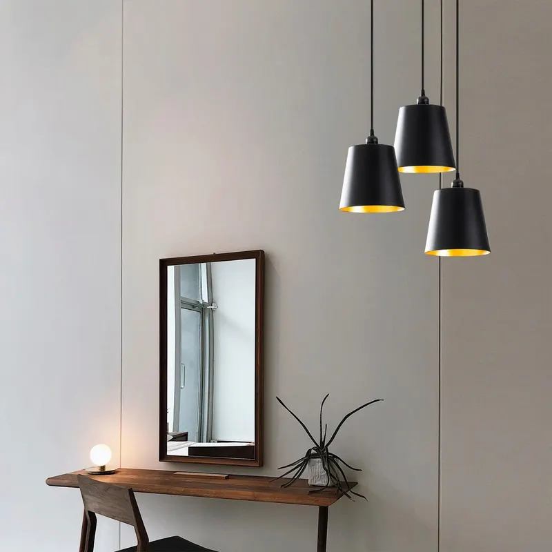 Lustra Glassa-4, Negru - Negru