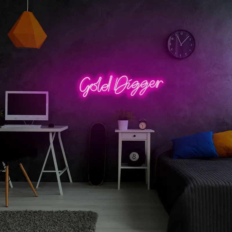 Aplica de Perete Neon Gold Digger - Roz