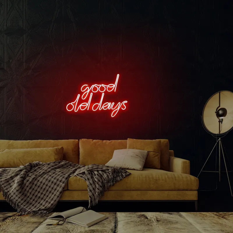 Aplica de Perete Neon Good Old Days - Rosu