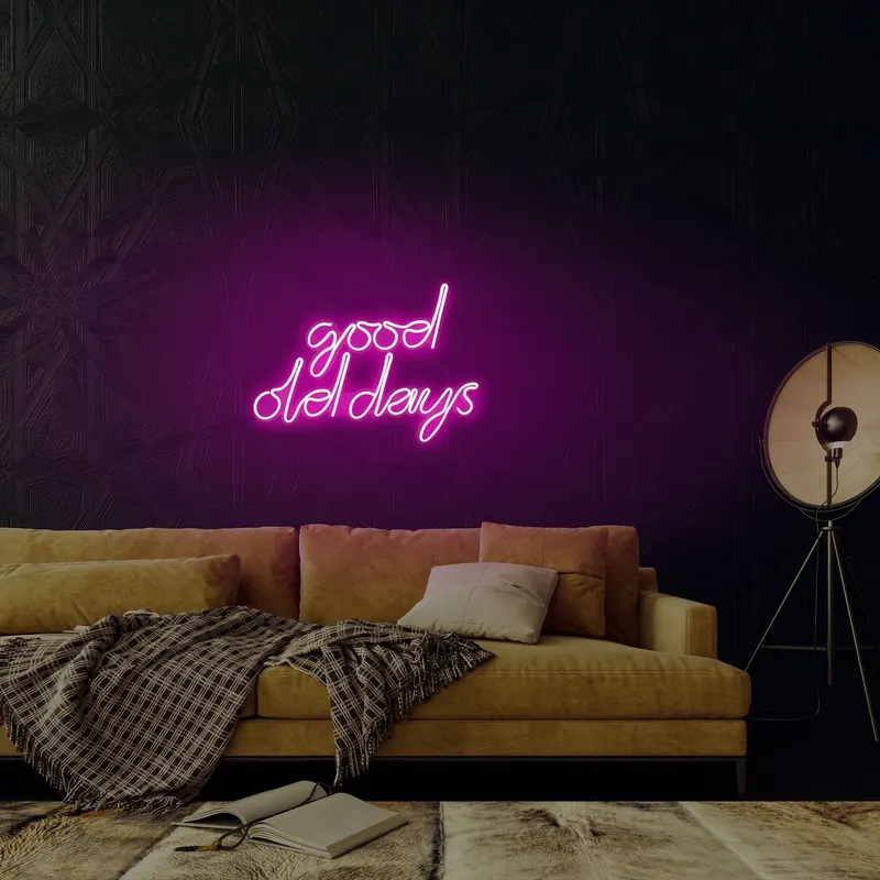 Aplica de Perete Neon Good Old Days - Roz