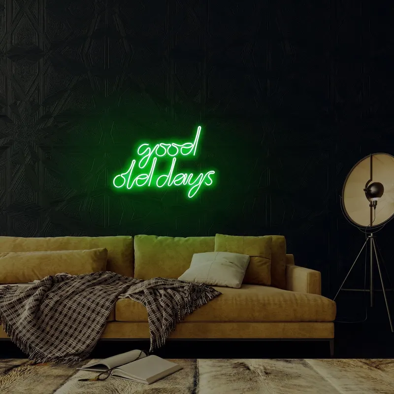 Aplica de Perete Neon Good Old Days - Verde