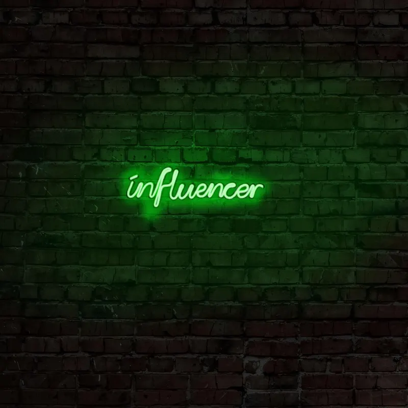 Aplica de Perete Neon Influencer - Verde