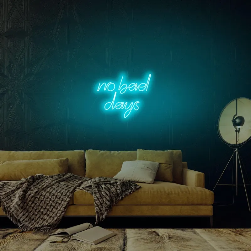 Aplica de Perete Neon No Bad Days - Albastru