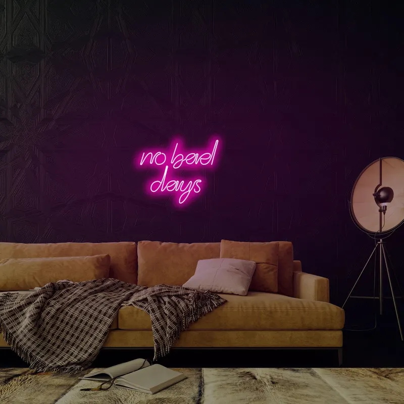 Aplica de Perete Neon No Bad Days - Roz