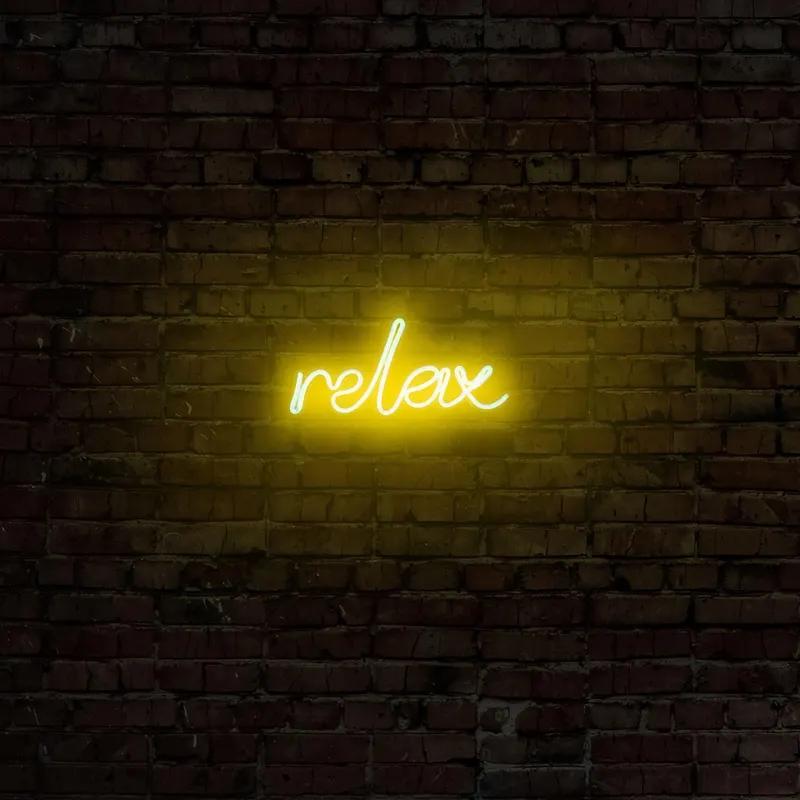 Aplica de Perete Neon Relax - Galben