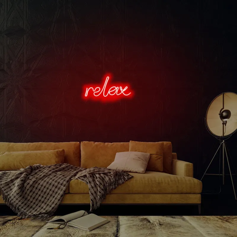 Aplica de Perete Neon Relax - Rosu