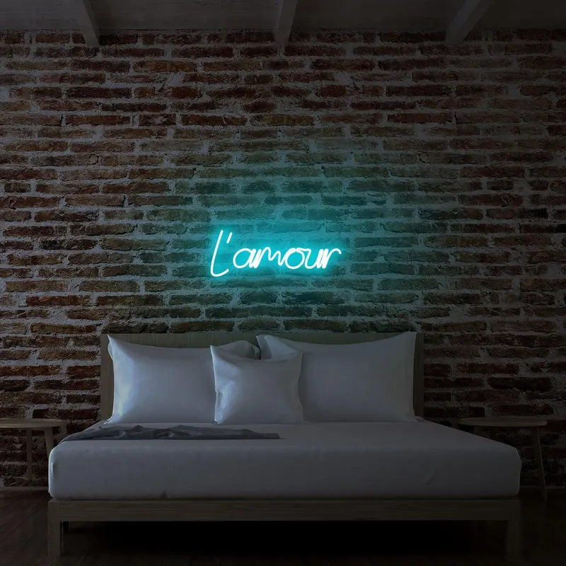 Aplica de Perete Neon L'amour - Albastru