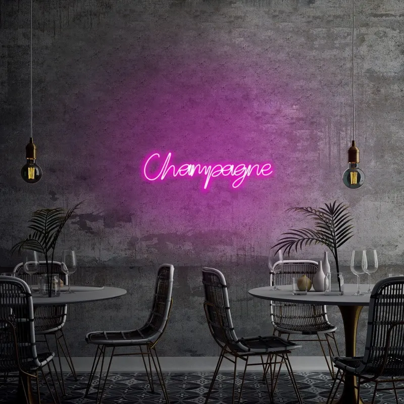 Aplica de Perete Neon Champagne - Roz