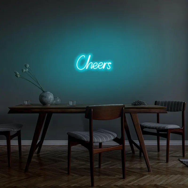Aplica de Perete Neon Cheers - Albastru