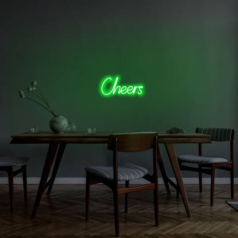 Aplica de Perete Neon Cheers - Verde