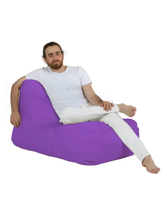 Fotoliu puf dehusabil, Interior/exterior, impermeabil, Garden Bean Bag, 105 x 75 x 65 cm - Multicolor
