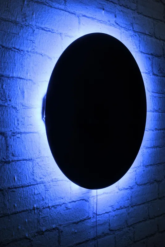 Iluminat decorativ LED Circle, 45 x 45 cm - Albastru
