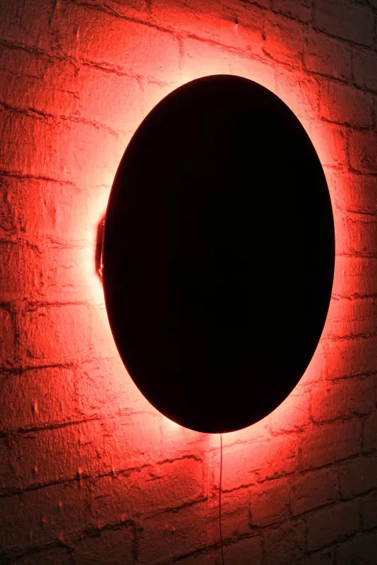 Iluminat decorativ LED Circle, 45 x 45 cm - Roșu