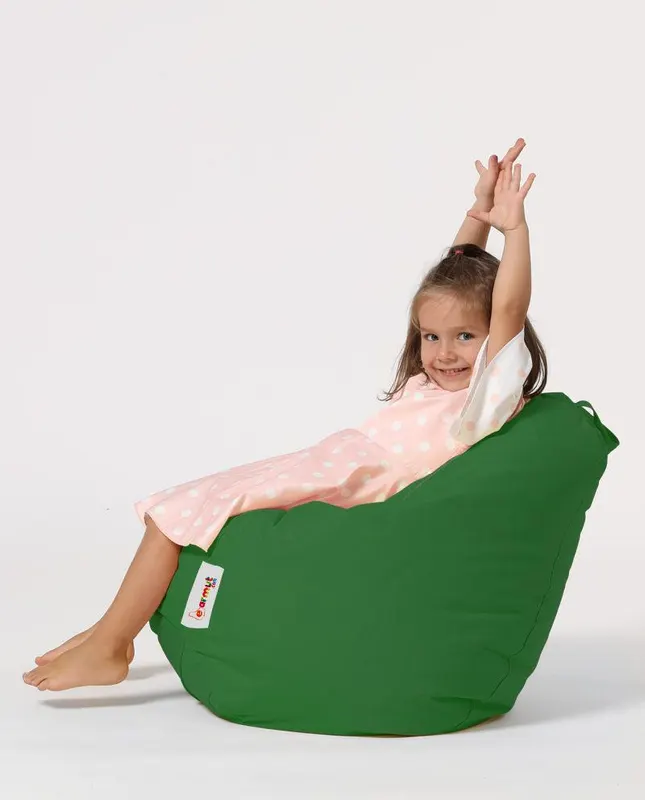 Fotoliu puf Gradina pentru copii, Bean Bag, Ferndale, impermeabil,Garden Bean Bag, 60 x 60 x 25 cm - Verde