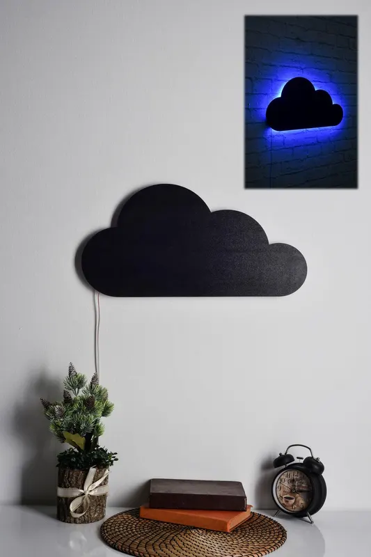 Iluminat decorativ LED Cloud, 50 x 25 cm - Albastru