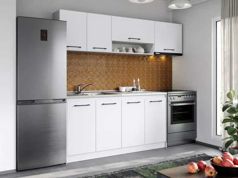 Set Mobila Bucatarie Mina Pure 220 Alb C49 — imaginea 3