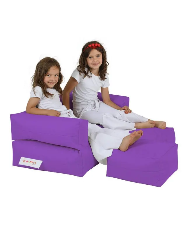 Fotoliu Puf Copii cu taburet, Gradina Garden Bean Bag, 100 x 40 x 50 cm - arsiv4
