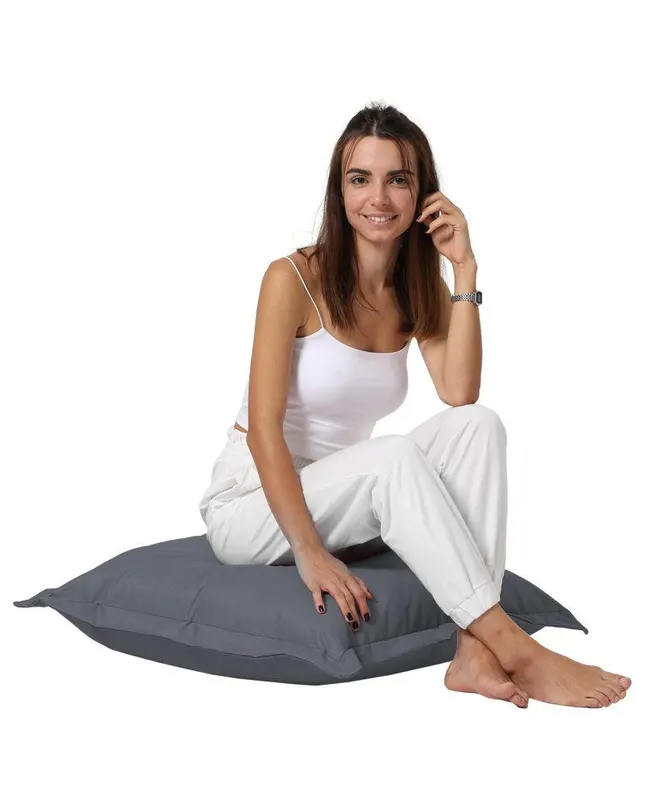 Perna pentru podea, Ferndale, impermeabil Garden Cushion, 70 x 70 x 15 cm - Gri