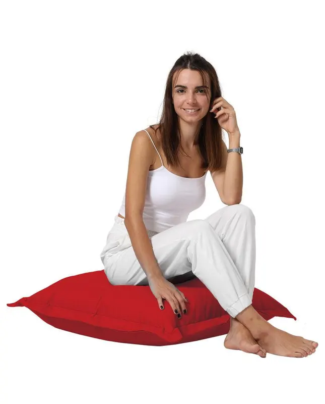 Perna pentru podea, Ferndale, impermeabil Garden Cushion, 70 x 70 x 15 cm - Roșu