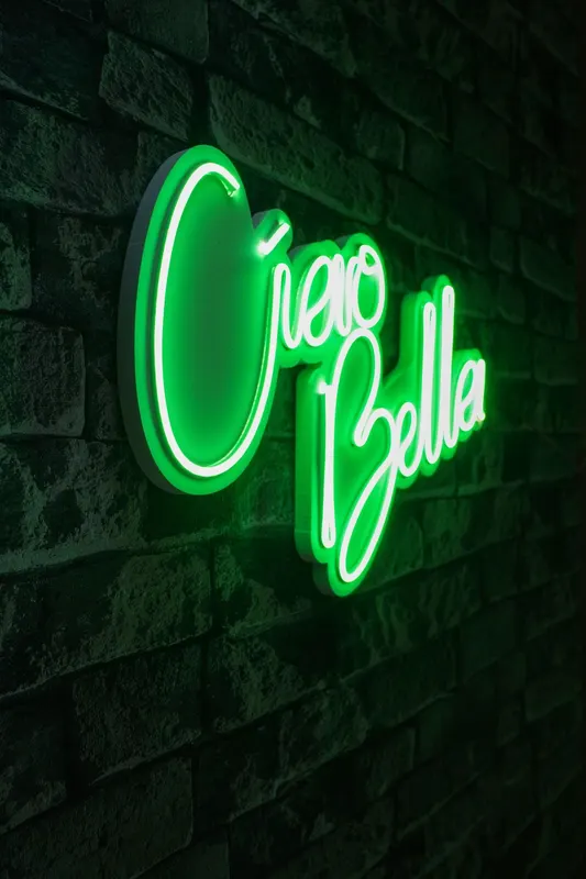 Lampa Neon Ciao Bella - Verde