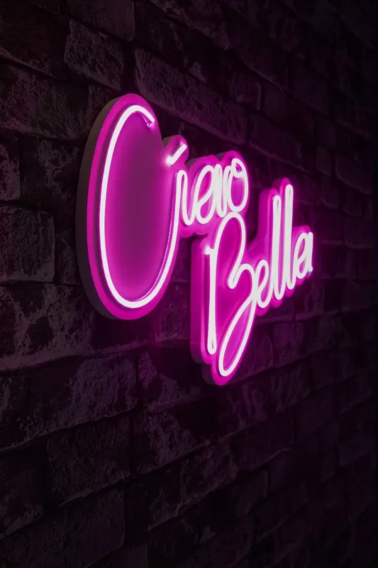 Lampa Neon Ciao Bella - Roz