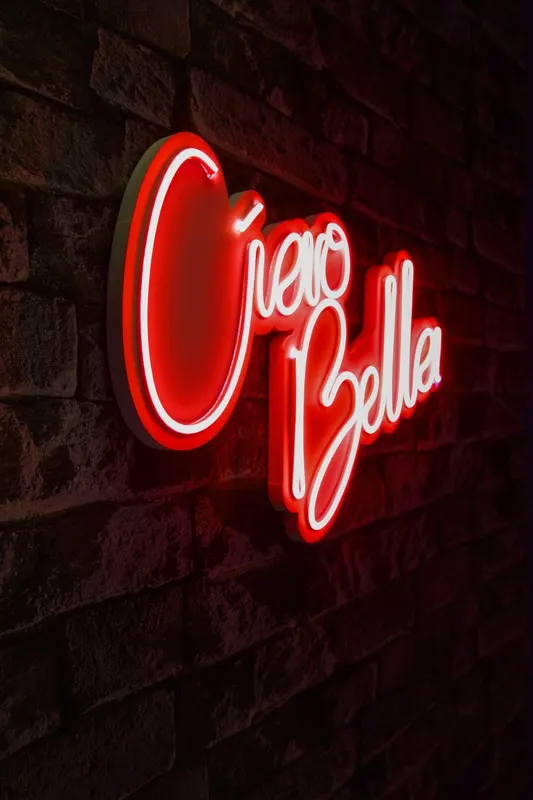 Lampa Neon Ciao Bella - Roșu