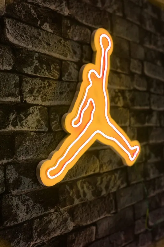 Lampa Neon Basketball, Albastru - Galben